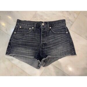 MADEWELL Relaxed Denim Short, Button Fly, Sz 27